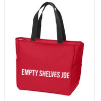 Empty Shelves Joe, Pro Republican, Anti Biden Simple Text Zip Tote Bag