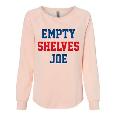 Empty Shelves Joe Republican Anti Biden Design Womens California Wash Sweatshirt