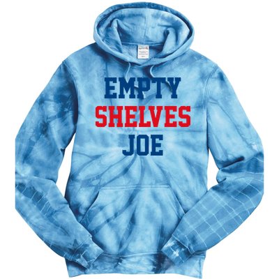Empty Shelves Joe Republican Anti Biden Design Tie Dye Hoodie