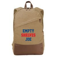 Empty Shelves Joe Republican Anti Biden Design Cotton Canvas Backpack
