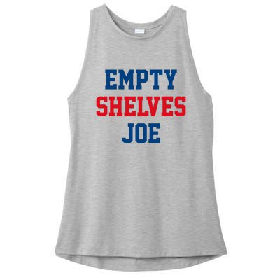 Empty Shelves Joe Republican Anti Biden Design Ladies PosiCharge Tri-Blend Wicking Tank