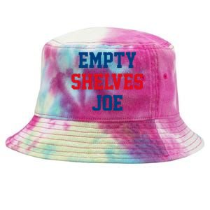 Empty Shelves Joe Republican Anti Biden Design Tie-Dyed Bucket Hat