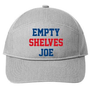 Empty Shelves Joe Republican Anti Biden Design 7-Panel Snapback Hat