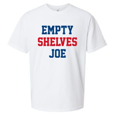 Empty Shelves Joe Republican Anti Biden Design Sueded Cloud Jersey T-Shirt