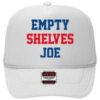 Empty Shelves Joe Republican Anti Biden Design High Crown Mesh Back Trucker Hat