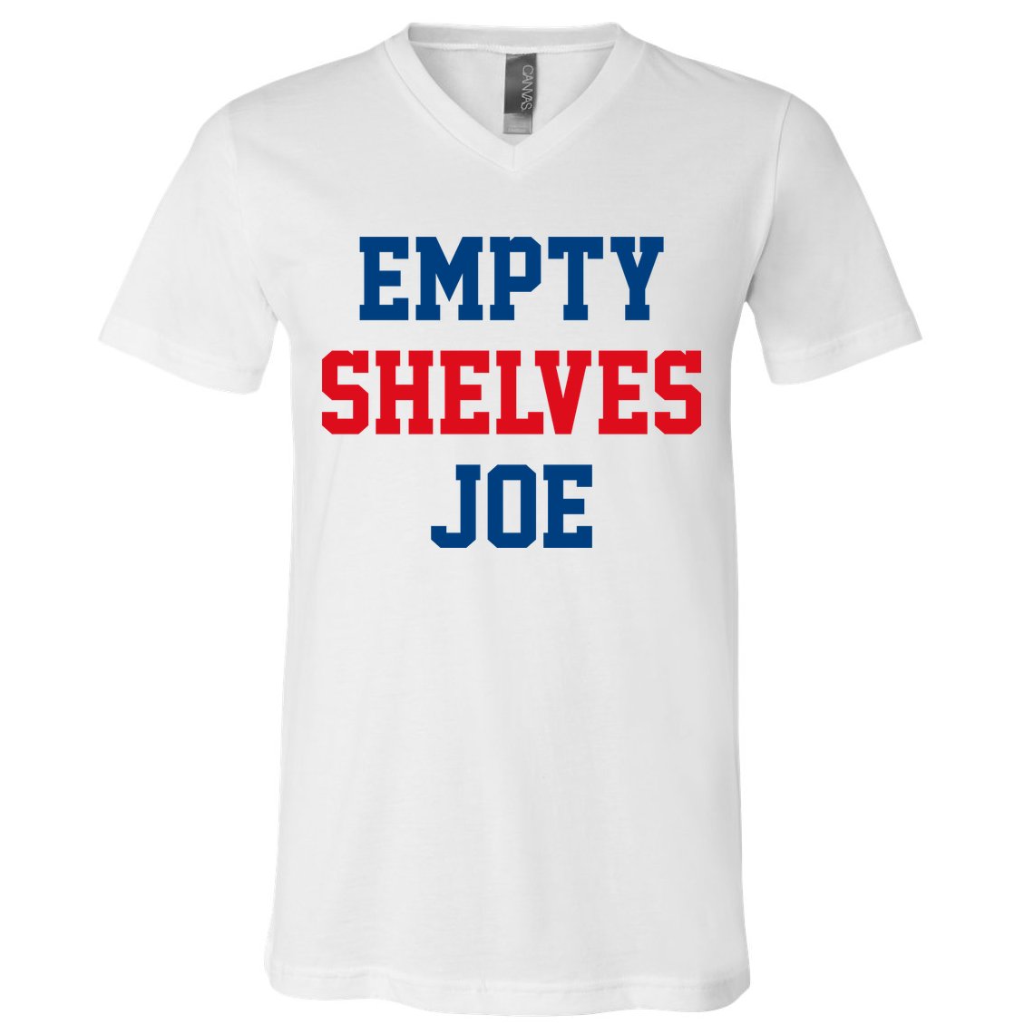 Empty Shelves Joe Republican Anti Biden Design V-Neck T-Shirt