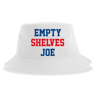 Empty Shelves Joe Republican Anti Biden Design Sustainable Bucket Hat