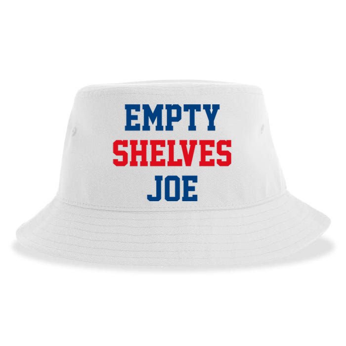 Empty Shelves Joe Republican Anti Biden Design Sustainable Bucket Hat