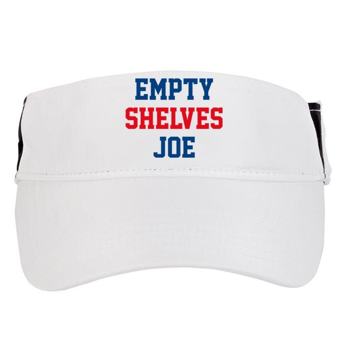 Empty Shelves Joe Republican Anti Biden Design Adult Drive Performance Visor