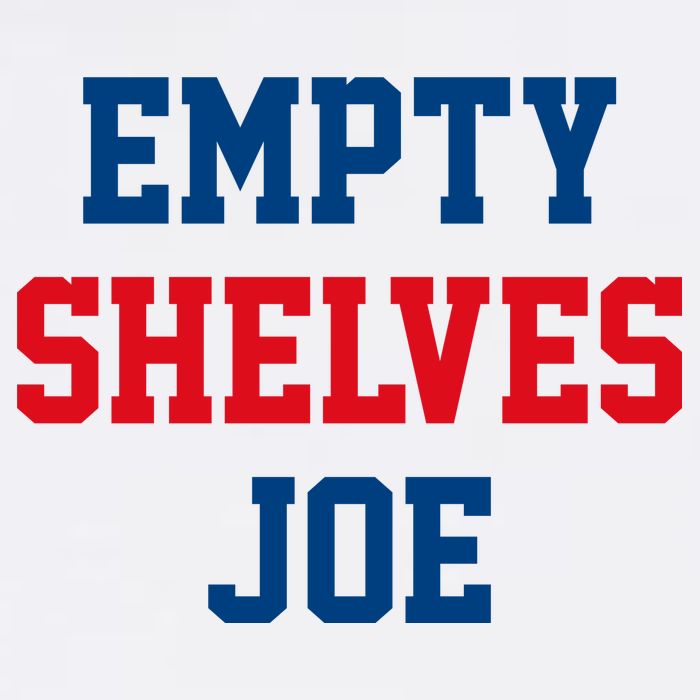 Empty Shelves Joe Republican Anti Biden Design Adult Drive Performance Visor