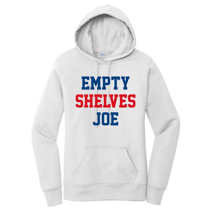 Empty Shelves Joe Republican Anti Biden Design Women's Pullover Hoodie