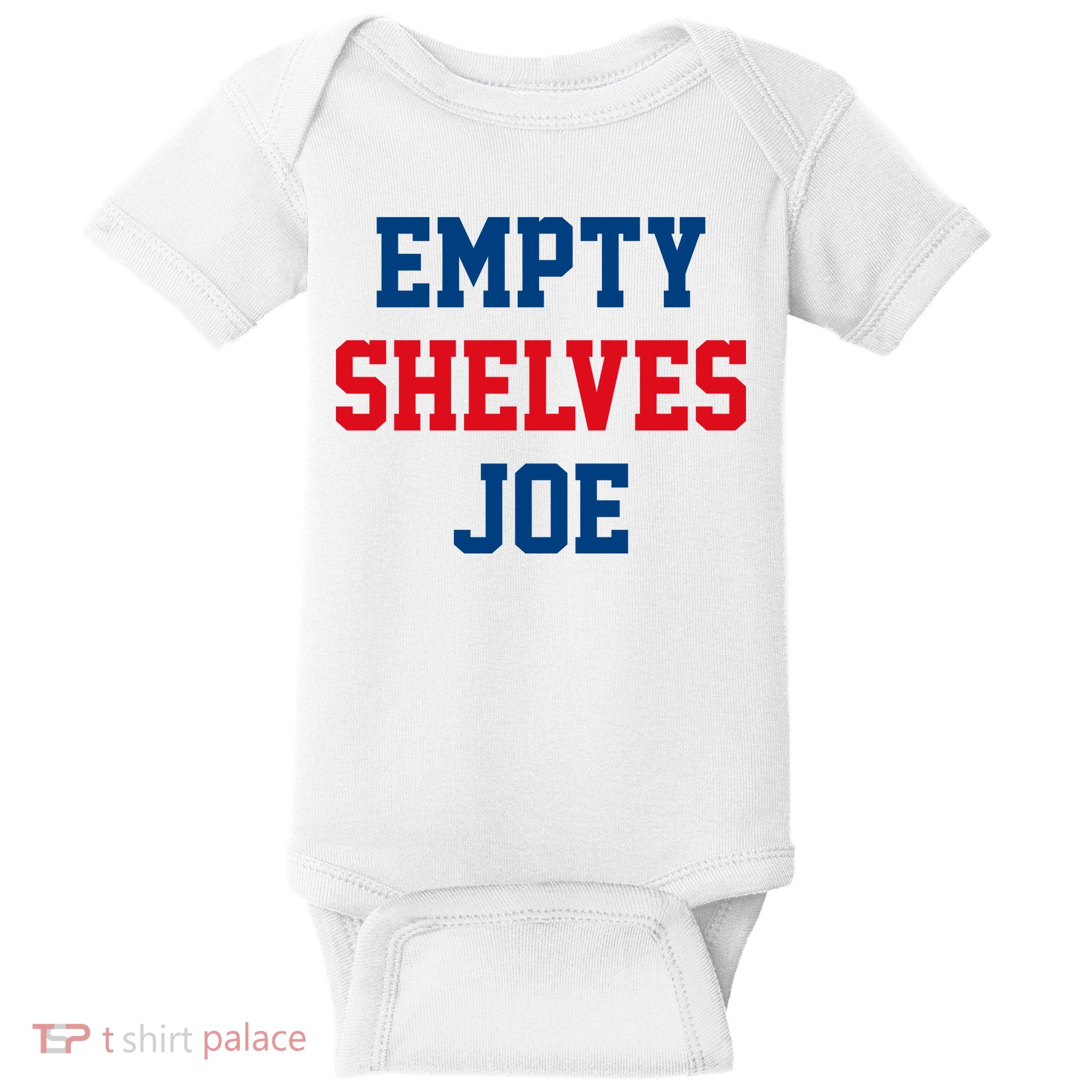 Empty Shelves Joe Republican Anti Biden Design Baby Bodysuit