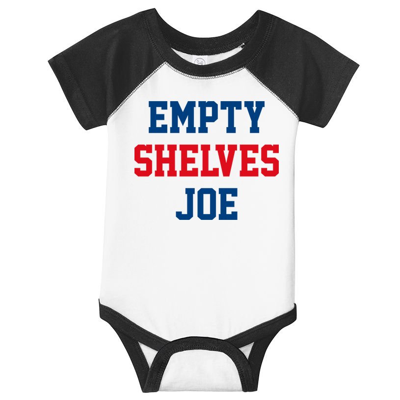 Empty Shelves Joe Republican Anti Biden Design Infant Baby Jersey Bodysuit
