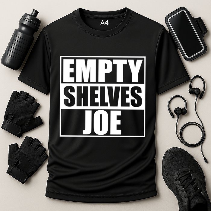 Empty Shelves Joe Parody Spoof Logo Performance Shirt