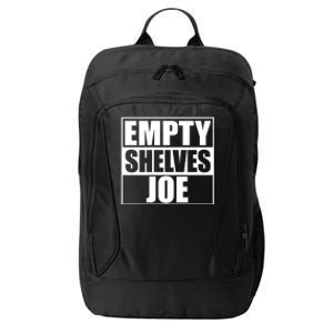 Empty Shelves Joe Parody Spoof Logo City Backpack