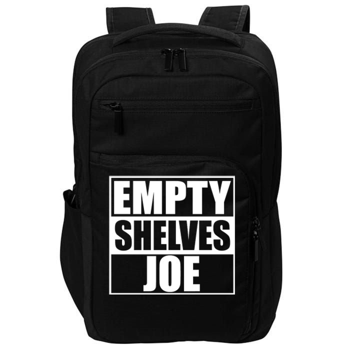 Empty Shelves Joe Parody Spoof Logo Impact Tech Backpack