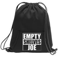 Empty Shelves Joe Parody Spoof Logo Sweatshirt Cinch Pack Bag