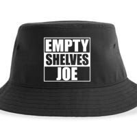 Empty Shelves Joe Parody Spoof Logo Sustainable Bucket Hat