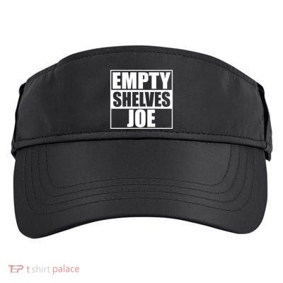 Empty Shelves Joe Parody Spoof Logo Adult Drive Performance Visor