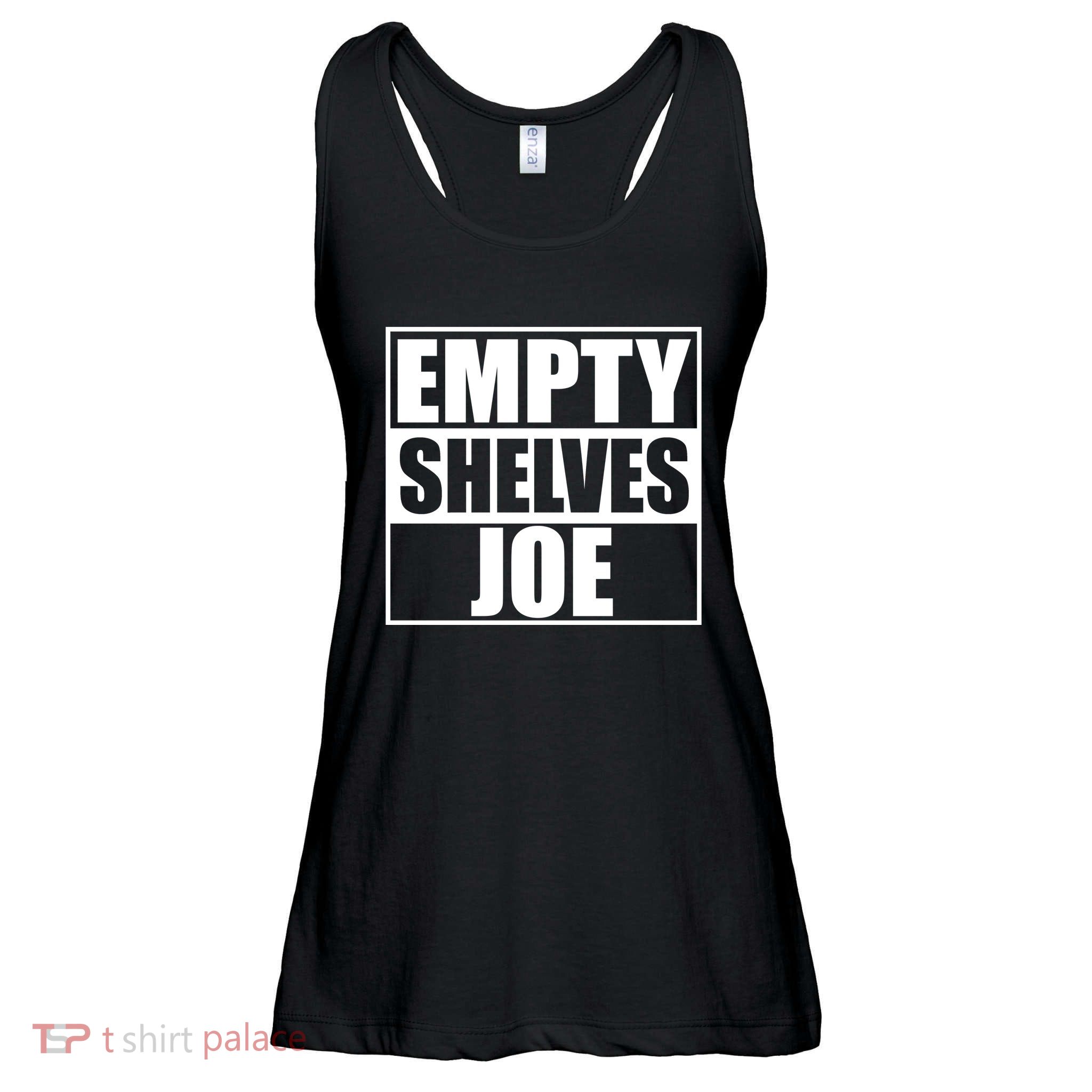 Empty Shelves Joe Parody Spoof Logo Ladies Essential Flowy Tank