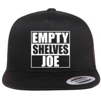 Empty Shelves Joe Parody Spoof Logo Flat Bill Trucker Hat