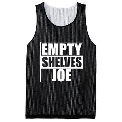 Empty Shelves Joe Parody Spoof Logo Mesh Reversible Basketball Jersey Tank
