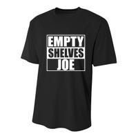 Empty Shelves Joe Parody Spoof Logo Youth Performance Sprint T-Shirt