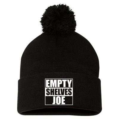 Empty Shelves Joe Parody Spoof Logo Pom Pom 12in Knit Beanie