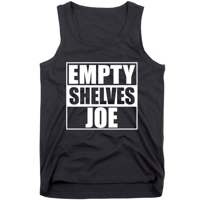 Empty Shelves Joe Parody Spoof Logo Tank Top