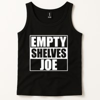 Empty Shelves Joe Parody Spoof Logo Tank Top