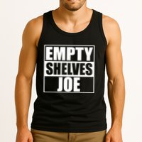 Empty Shelves Joe Parody Spoof Logo Tank Top
