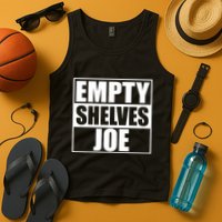 Empty Shelves Joe Parody Spoof Logo Tank Top