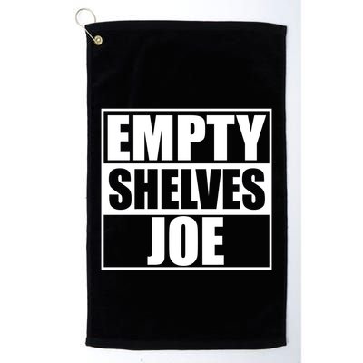 Empty Shelves Joe Parody Spoof Logo Golf Towel