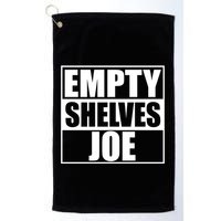 Empty Shelves Joe Parody Spoof Logo Golf Towel