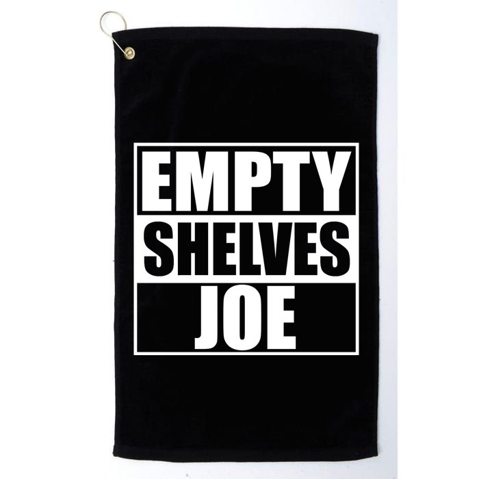 Empty Shelves Joe Parody Spoof Logo Golf Towel