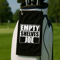 Empty Shelves Joe Parody Spoof Logo Golf Towel