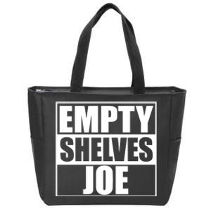 Empty Shelves Joe Parody Spoof Logo Zip Tote Bag