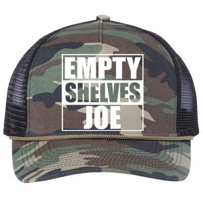 Empty Shelves Joe Parody Spoof Logo Retro Rope Trucker Hat Cap