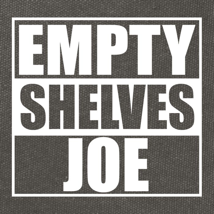 Empty Shelves Joe Parody Spoof Logo Cotton Canvas Backpack