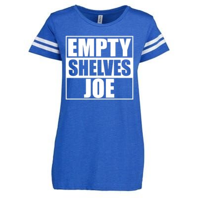 Empty Shelves Joe Parody Spoof Logo Enza Ladies Jersey Football T-Shirt