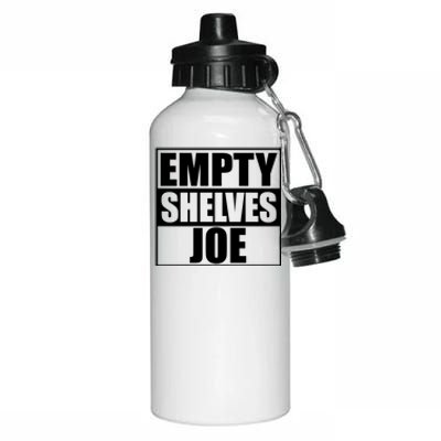 Empty Shelves Joe Parody Spoof Logo Aluminum Water Bottle