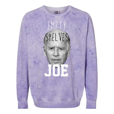 Empty Shelves Joe Funny Politics Anti Biden Colorblast Crewneck Sweatshirt