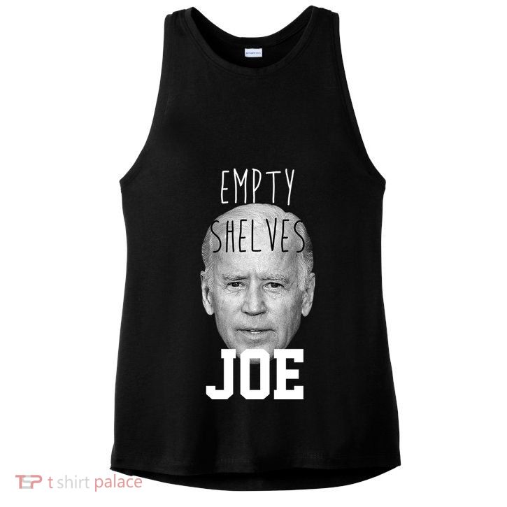 Empty Shelves Joe Funny Politics Anti Biden Ladies PosiCharge Tri-Blend Wicking Tank