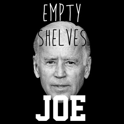 Empty Shelves Joe Funny Politics Anti Biden T-Shirt