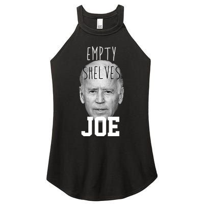 Empty Shelves Joe Funny Politics Anti Biden Women's Perfect Tri Rocker Tank