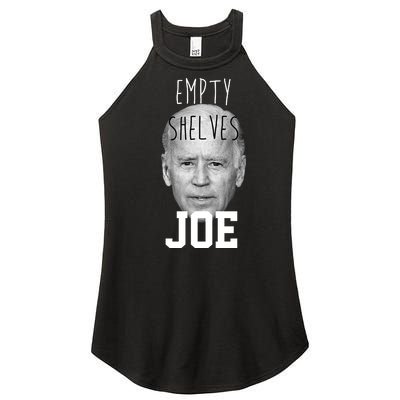 Empty Shelves Joe Funny Politics Anti Biden Women's Perfect Tri Rocker Tank