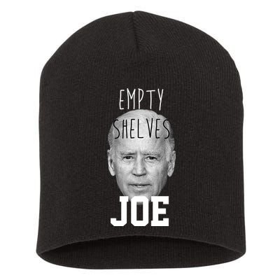 Empty Shelves Joe Funny Politics Anti Biden Short Acrylic Beanie