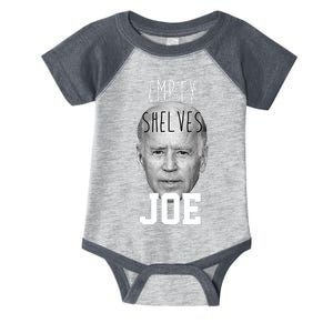 Empty Shelves Joe Funny Politics Anti Biden Infant Baby Jersey Bodysuit