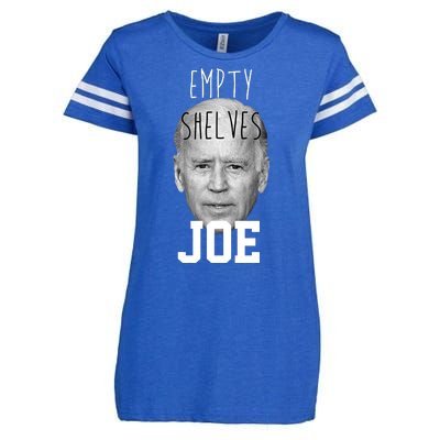 Empty Shelves Joe Funny Politics Anti Biden Enza Ladies Jersey Football T-Shirt