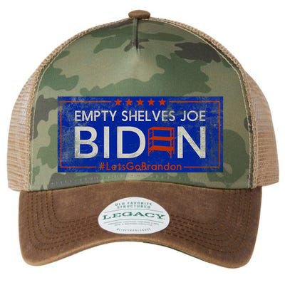 Empty Shelves Joe Vintage Let's Go Brandon Funny Legacy Tie Dye Trucker Hat